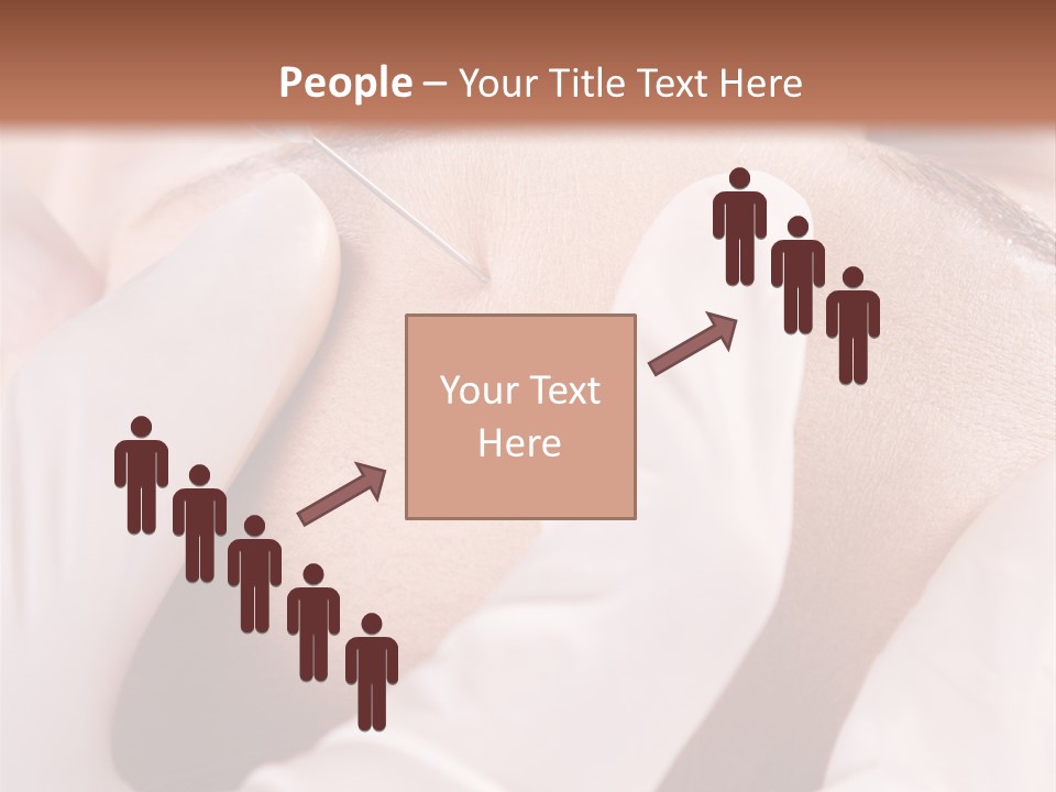 Eyebrow One Girl PowerPoint Template