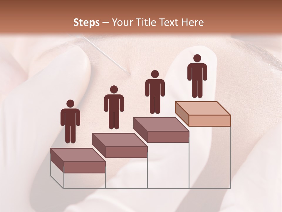 Eyebrow One Girl PowerPoint Template