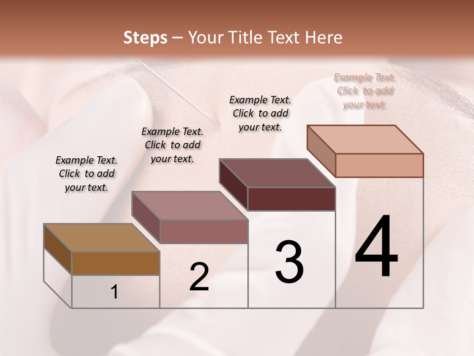 Eyebrow One Girl PowerPoint Template