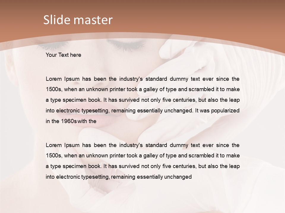 Treatment Clean S PowerPoint Template