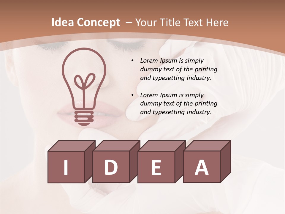 Treatment Clean S PowerPoint Template