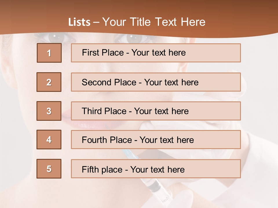 Fresh Professional Lady PowerPoint Template
