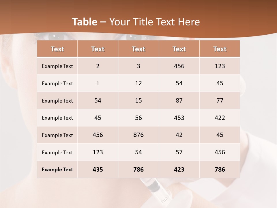 Fresh Professional Lady PowerPoint Template