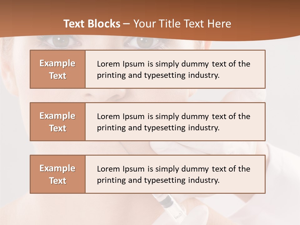 Fresh Professional Lady PowerPoint Template