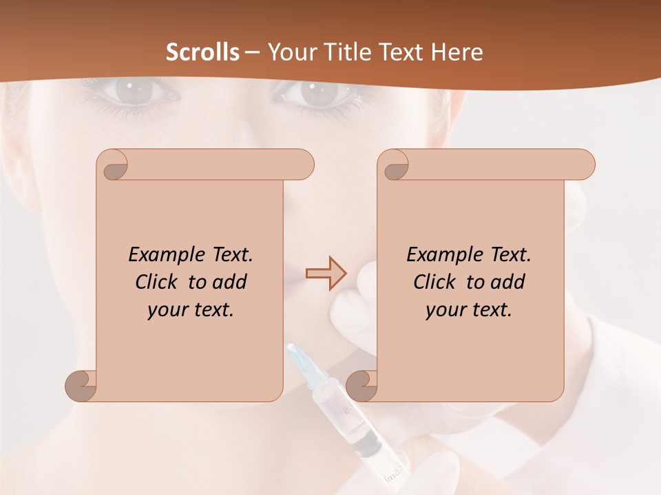 Fresh Professional Lady PowerPoint Template