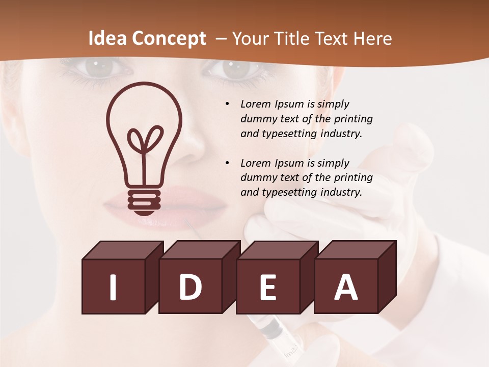 Fresh Professional Lady PowerPoint Template