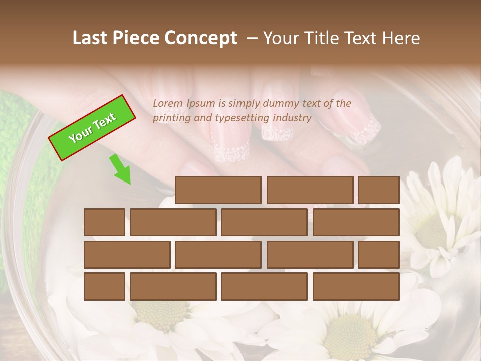Yellow Closeup  PowerPoint Template
