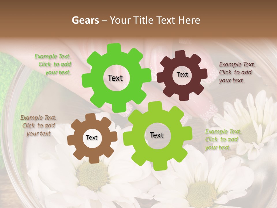 Yellow Closeup  PowerPoint Template