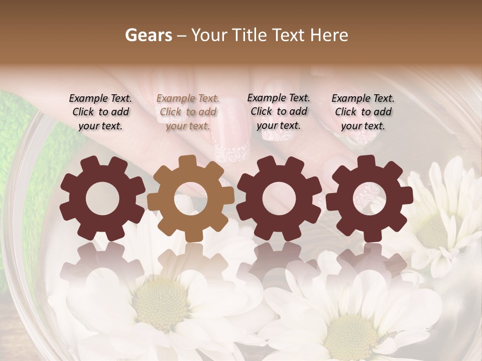 Yellow Closeup  PowerPoint Template