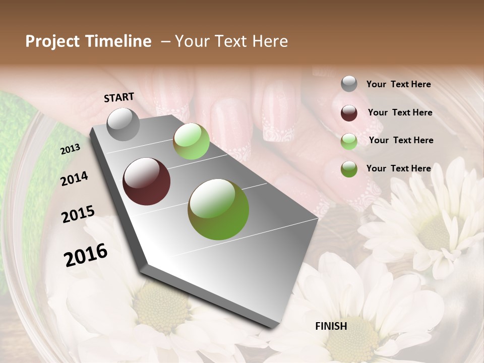 Yellow Closeup  PowerPoint Template