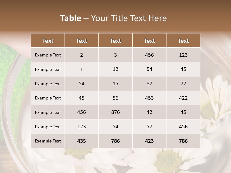 Yellow Closeup  PowerPoint Template