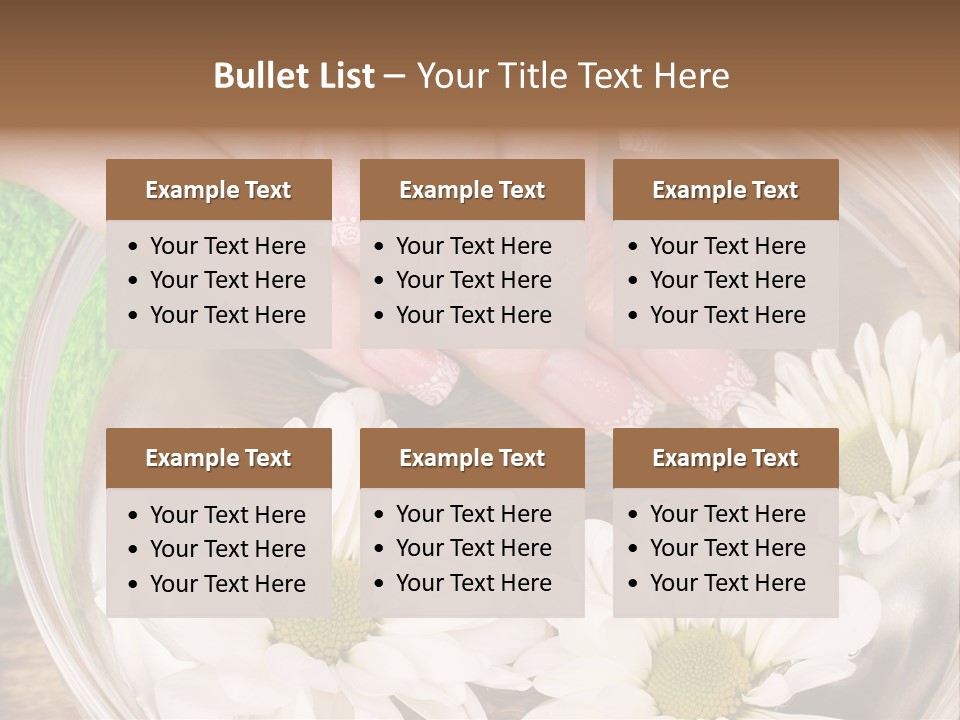 Yellow Closeup  PowerPoint Template