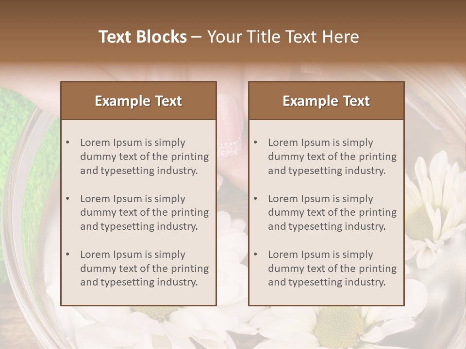 Yellow Closeup  PowerPoint Template