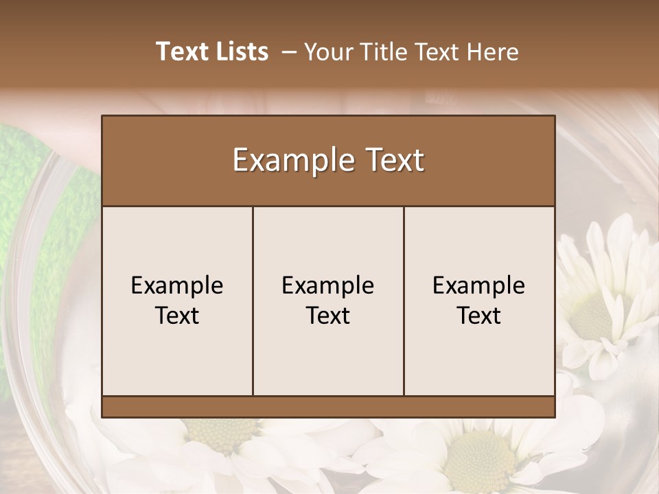 Yellow Closeup  PowerPoint Template