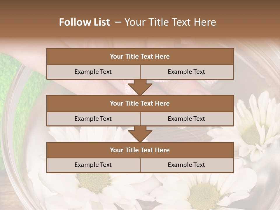 Yellow Closeup  PowerPoint Template