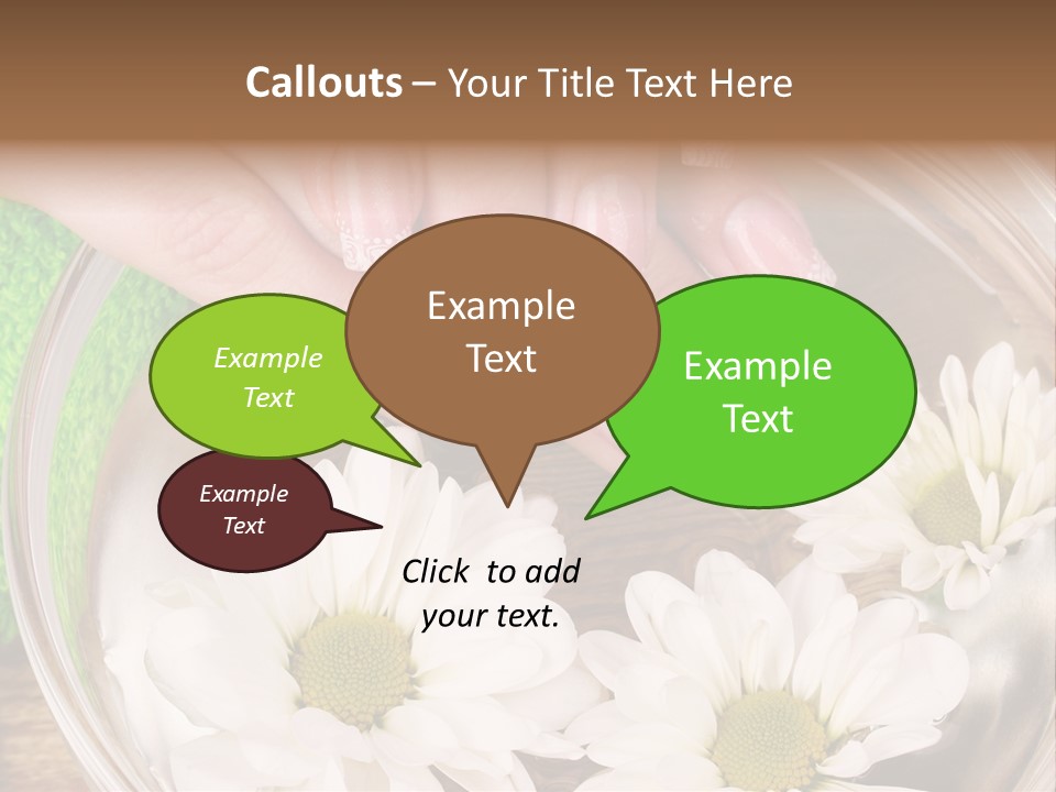 Yellow Closeup  PowerPoint Template