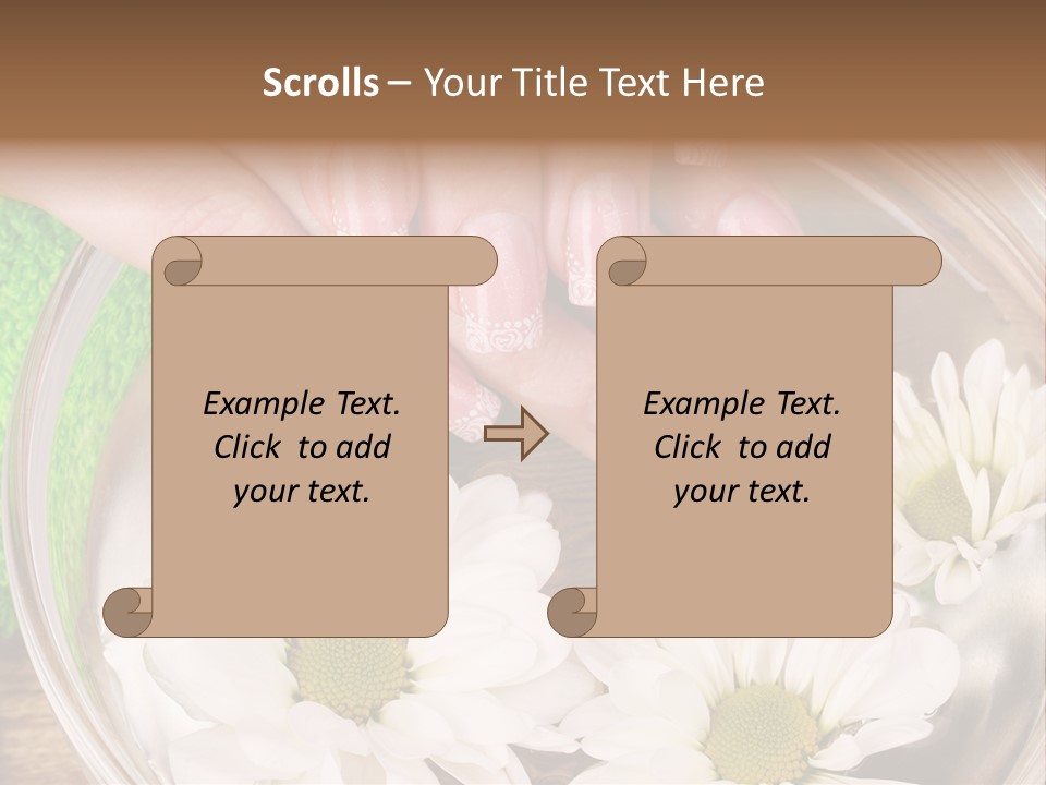 Yellow Closeup  PowerPoint Template
