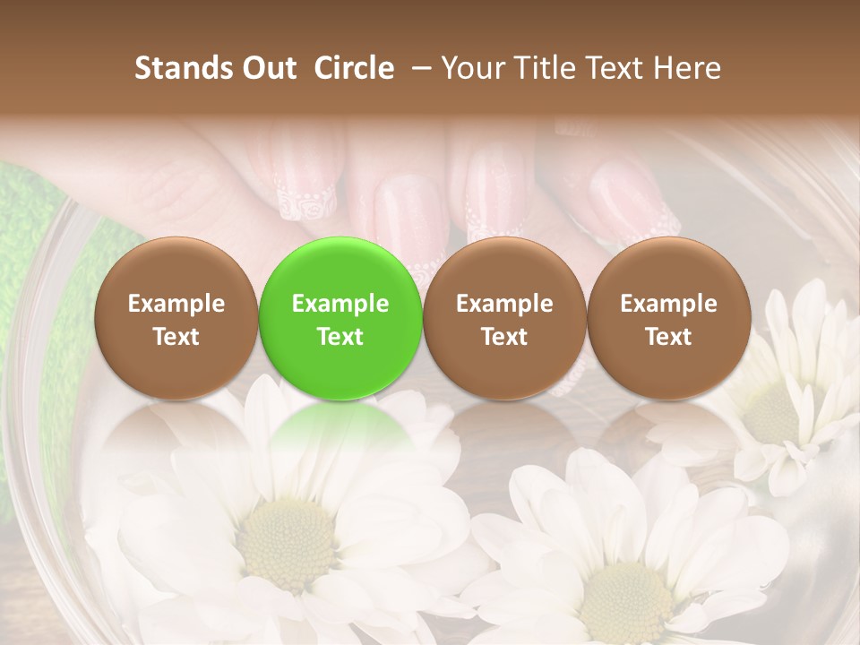 Yellow Closeup  PowerPoint Template