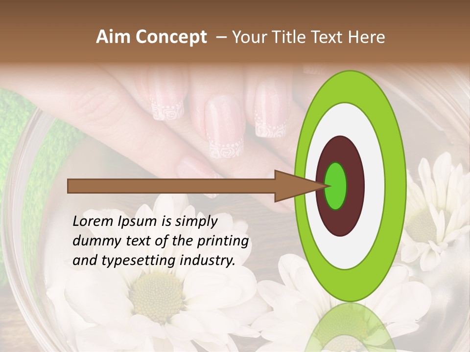 Yellow Closeup  PowerPoint Template