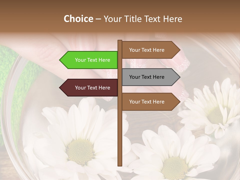 Yellow Closeup  PowerPoint Template