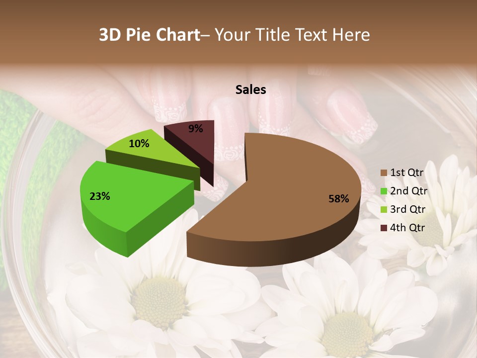 Yellow Closeup  PowerPoint Template