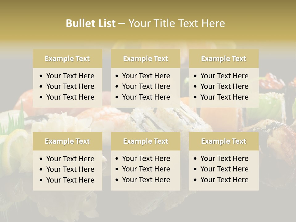 Food Asian Japan PowerPoint Template