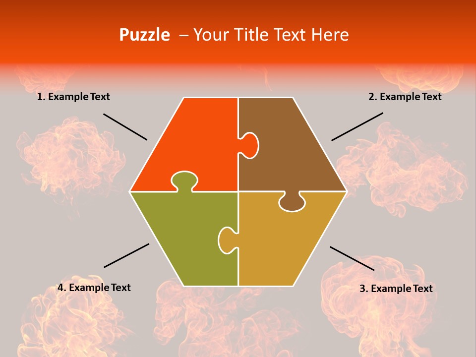 Blaze Beautiful Fiery PowerPoint Template