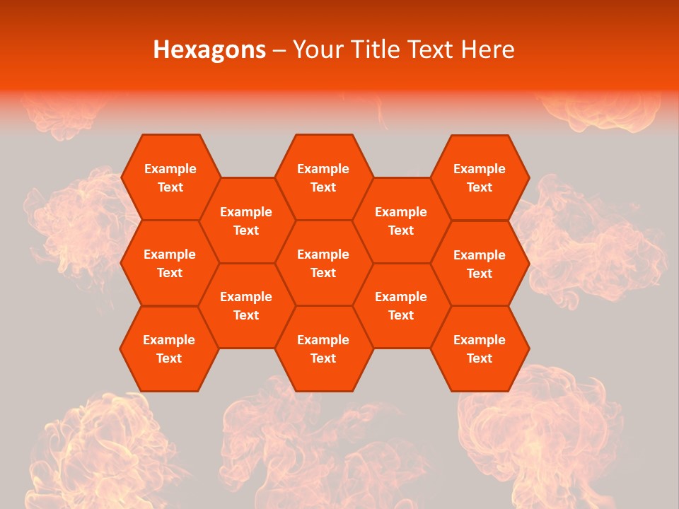 Blaze Beautiful Fiery PowerPoint Template
