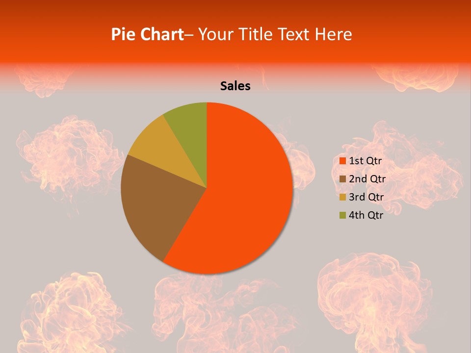 Blaze Beautiful Fiery PowerPoint Template