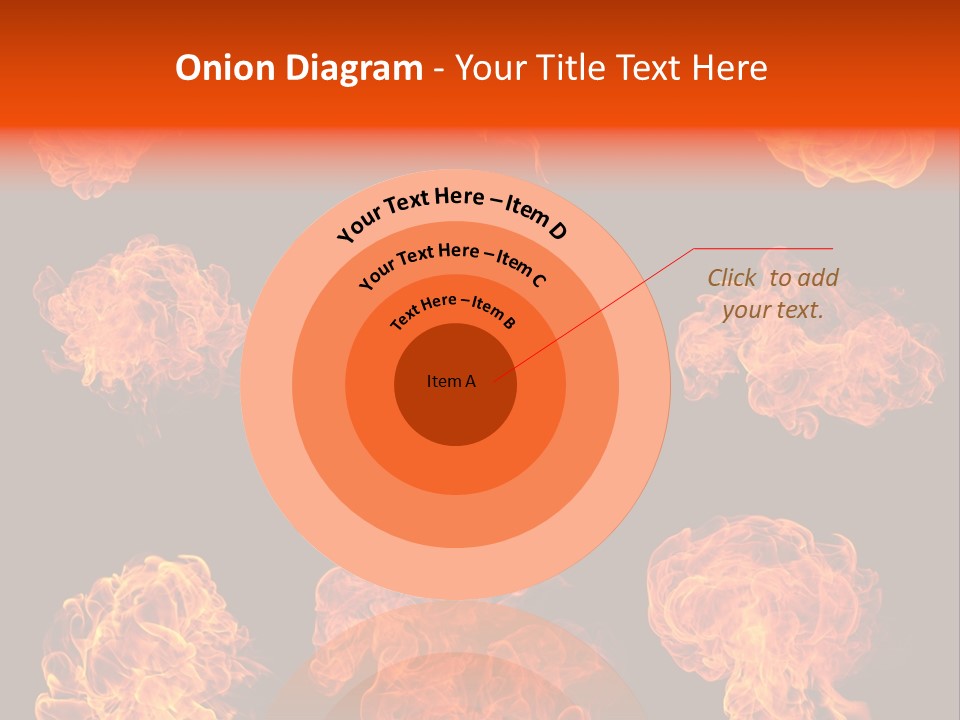 Blaze Beautiful Fiery PowerPoint Template