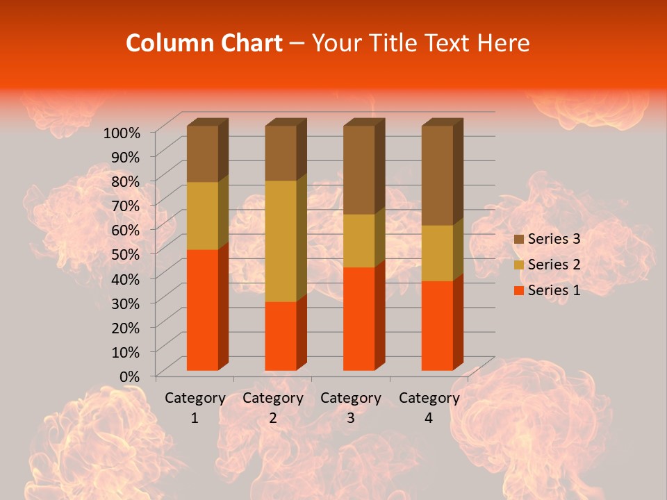 Blaze Beautiful Fiery PowerPoint Template