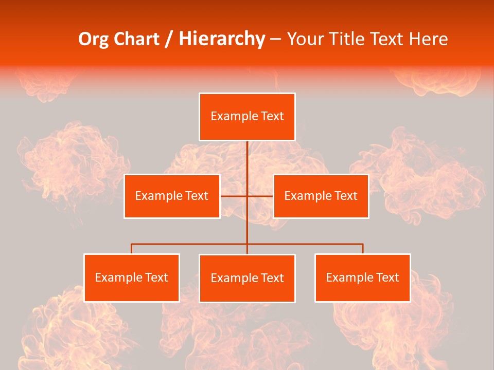 Blaze Beautiful Fiery PowerPoint Template