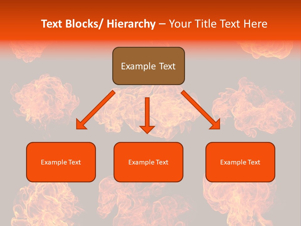 Blaze Beautiful Fiery PowerPoint Template