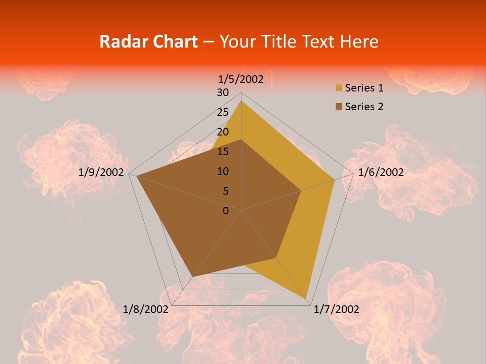 Blaze Beautiful Fiery PowerPoint Template