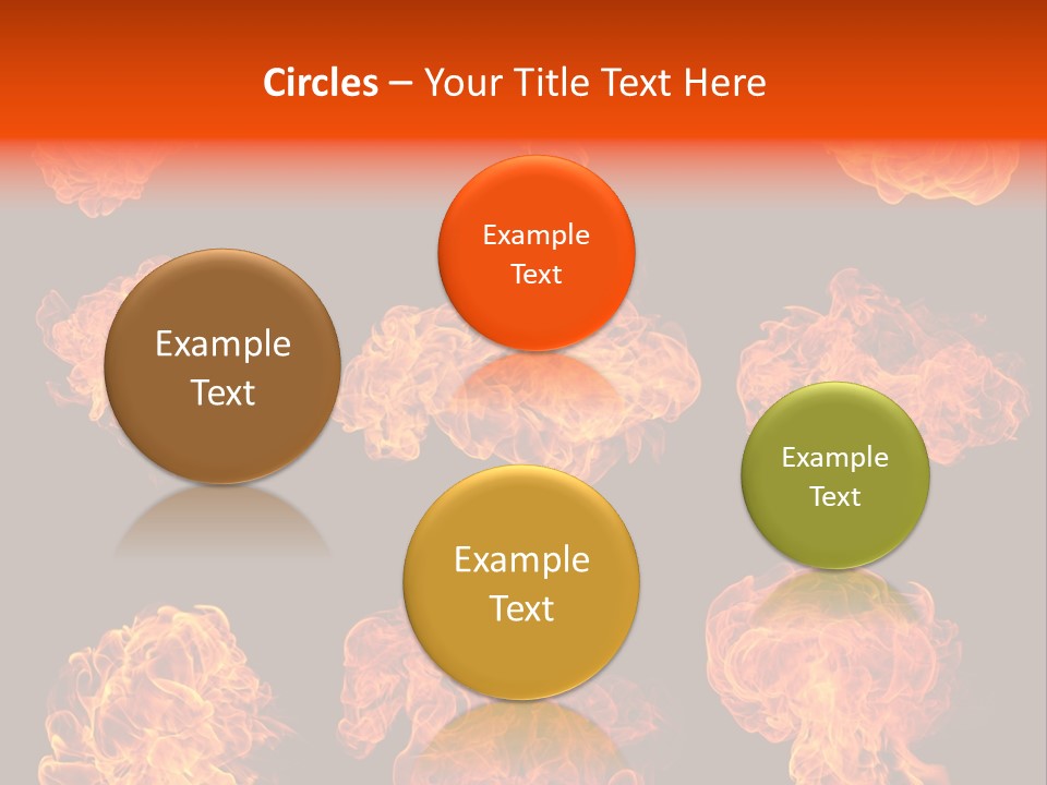 Blaze Beautiful Fiery PowerPoint Template