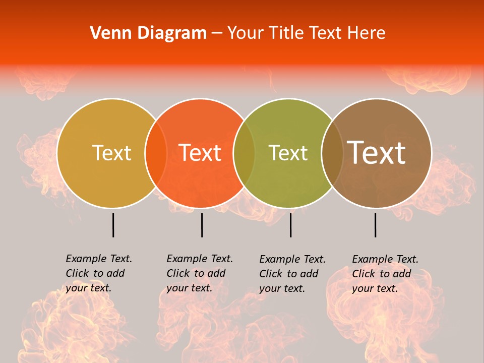 Blaze Beautiful Fiery PowerPoint Template