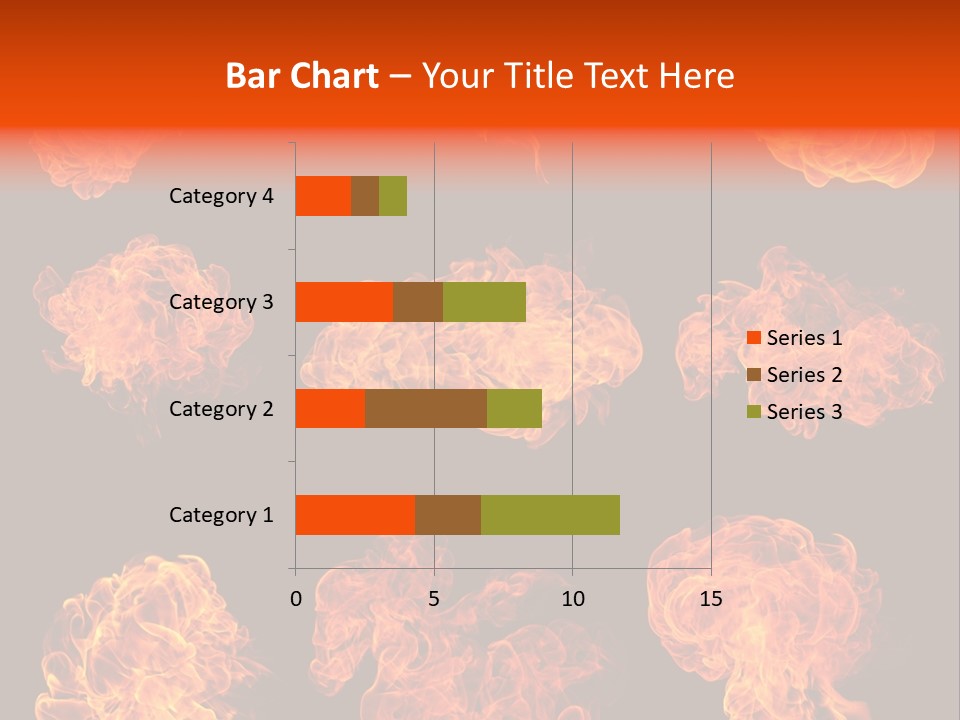 Blaze Beautiful Fiery PowerPoint Template