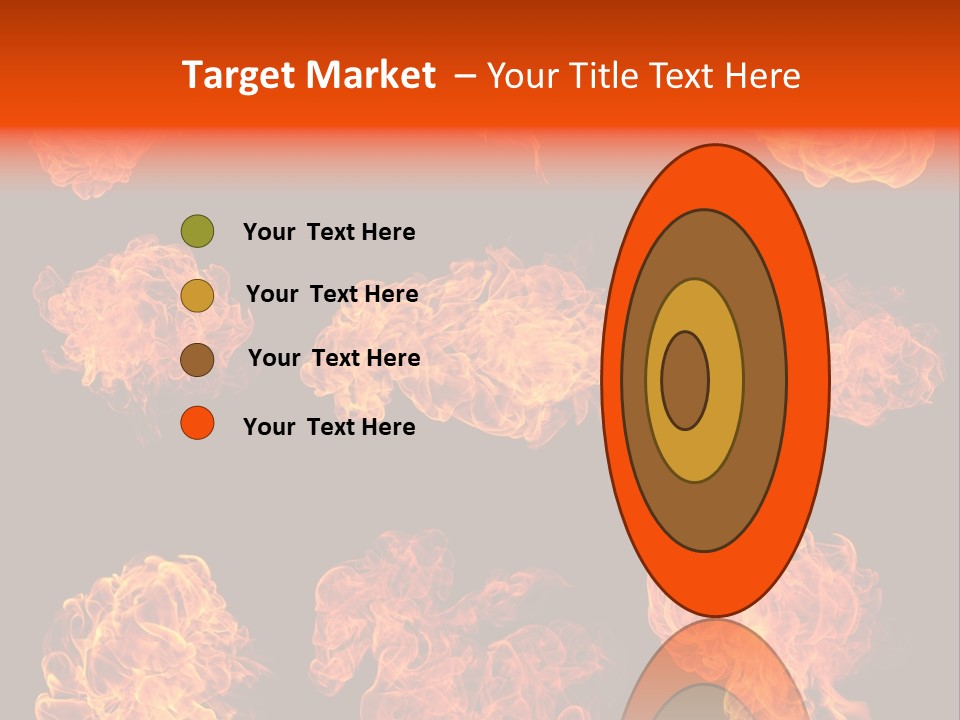 Blaze Beautiful Fiery PowerPoint Template