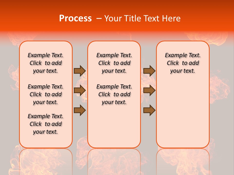 Blaze Beautiful Fiery PowerPoint Template