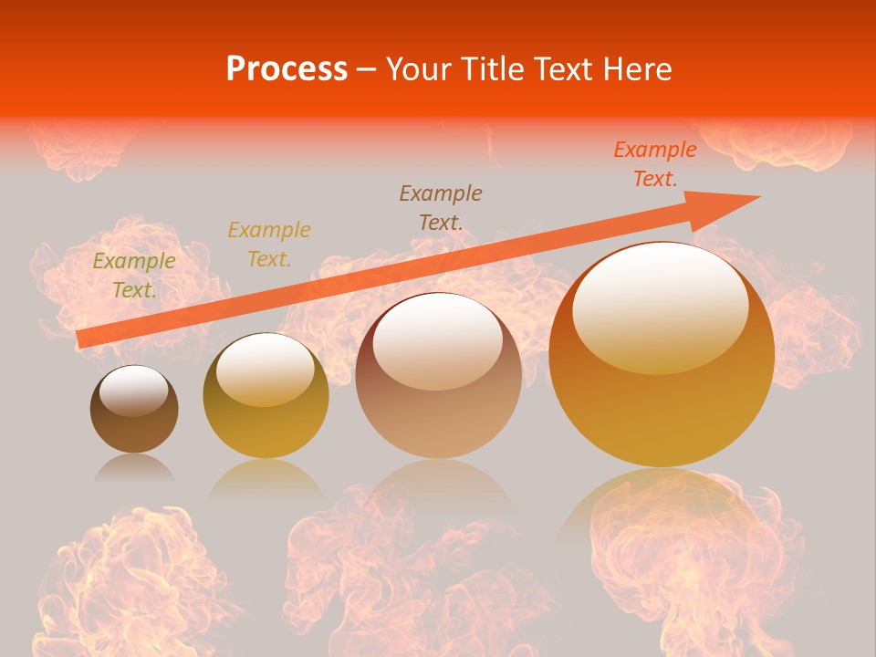 Blaze Beautiful Fiery PowerPoint Template