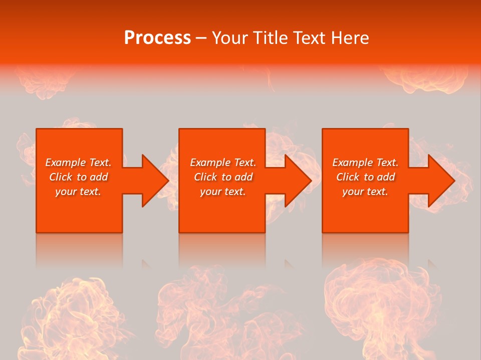Blaze Beautiful Fiery PowerPoint Template