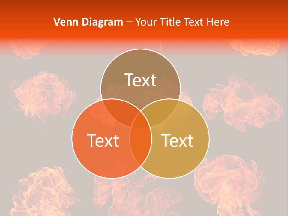 Blaze Beautiful Fiery PowerPoint Template