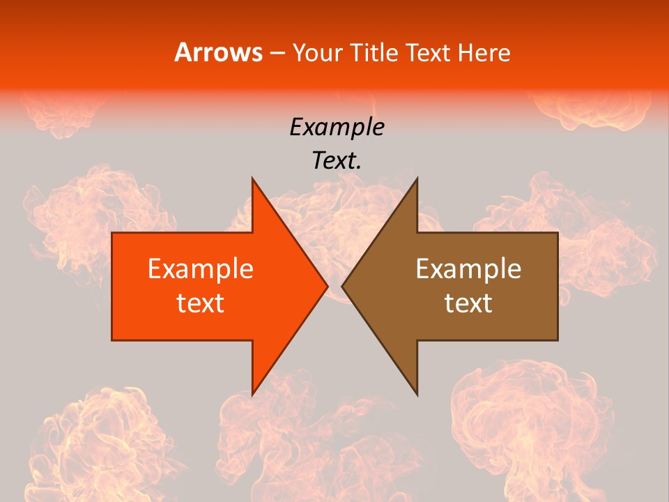 Blaze Beautiful Fiery PowerPoint Template