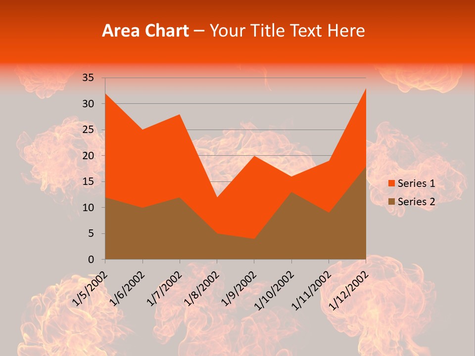 Blaze Beautiful Fiery PowerPoint Template