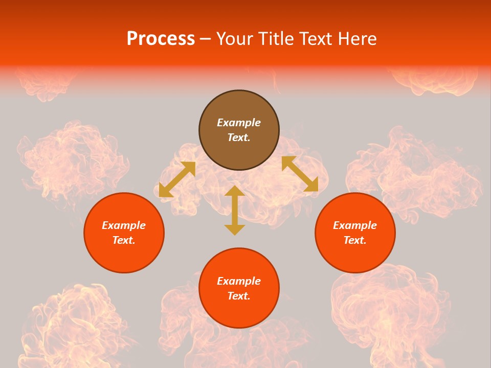 Blaze Beautiful Fiery PowerPoint Template