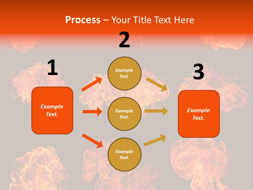 Blaze Beautiful Fiery PowerPoint Template