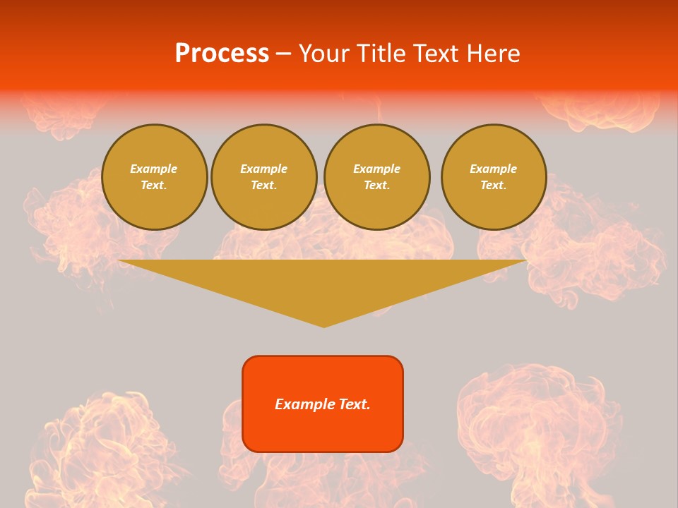 Blaze Beautiful Fiery PowerPoint Template