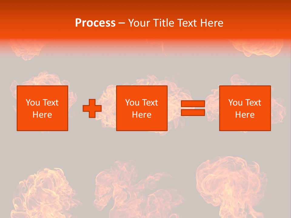 Blaze Beautiful Fiery PowerPoint Template