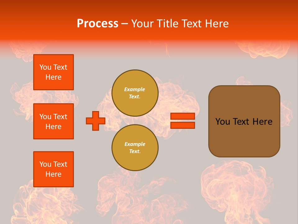 Blaze Beautiful Fiery PowerPoint Template