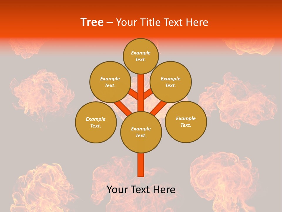 Blaze Beautiful Fiery PowerPoint Template